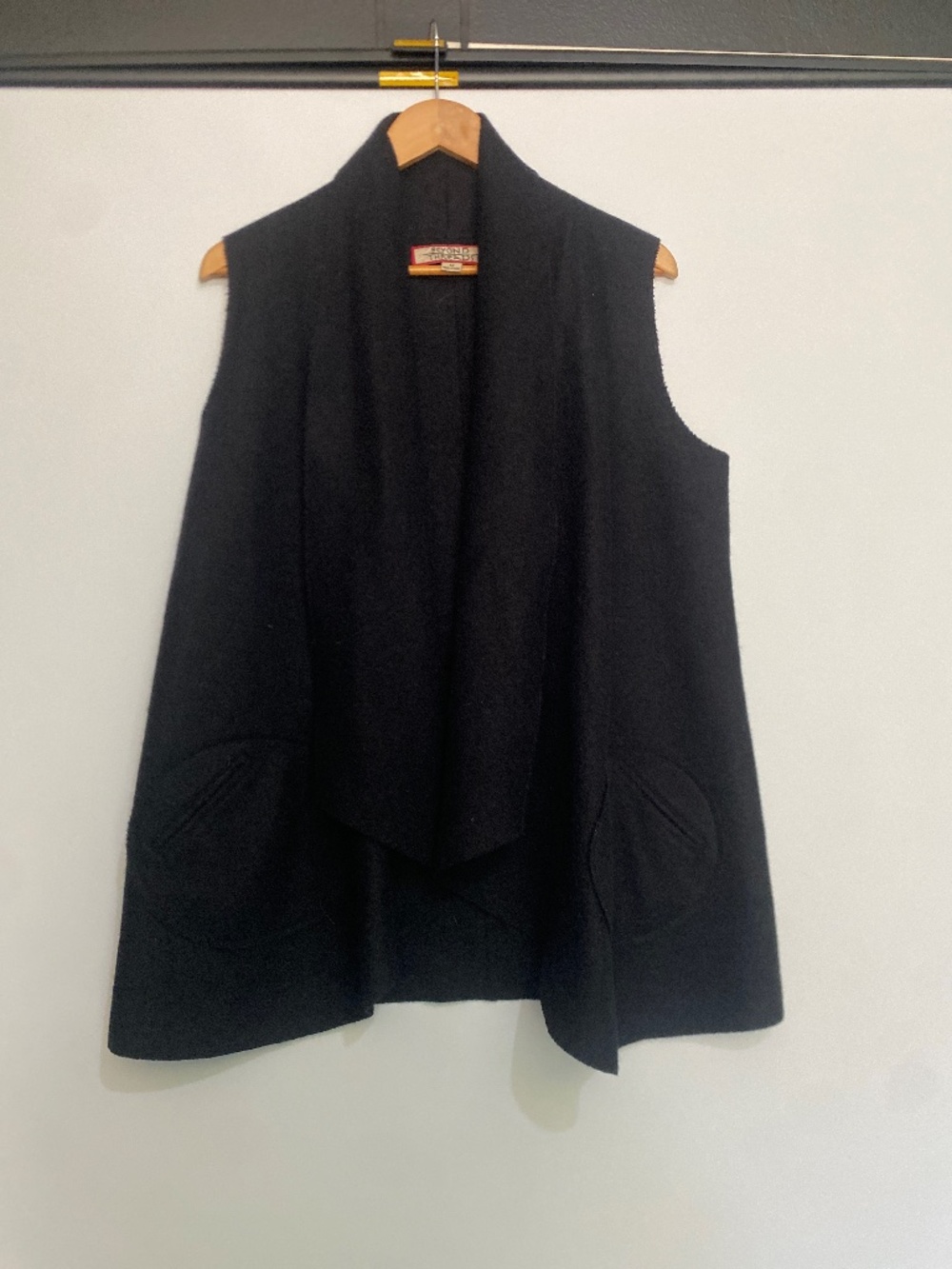 Beyond Threads M Alpaca and Wool Blend Shawl Collar Vest